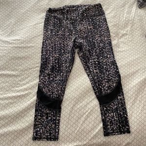 Gaiam printed crop leggings (M)